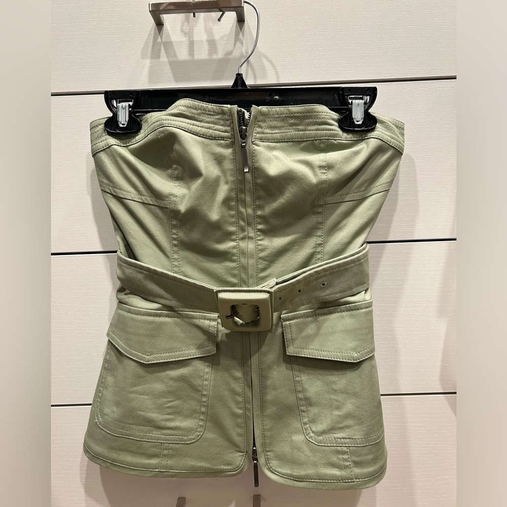 Jonathan Simkhai | Elettra Bustier | Verde | 0